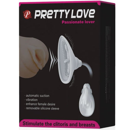 Pretty Love Estimulador de Sucção e Vibração com Controle Remoto, detalhe do bocal de sucção