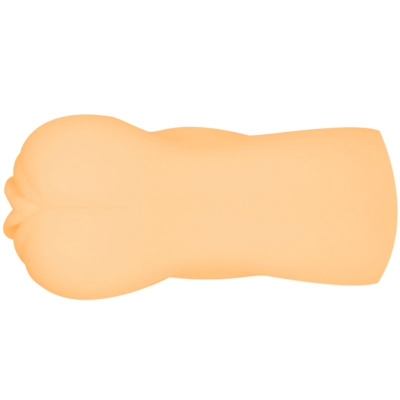 Mini Masturbador Masculino BAILE com design de mulher grávida, mostrando detalhes da textura.
