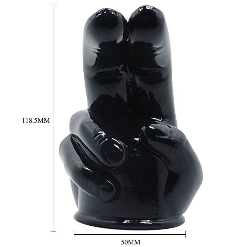 Cabeça intercambiável BAILE para massageador, com design em forma de mão para estimulação aprimorada.