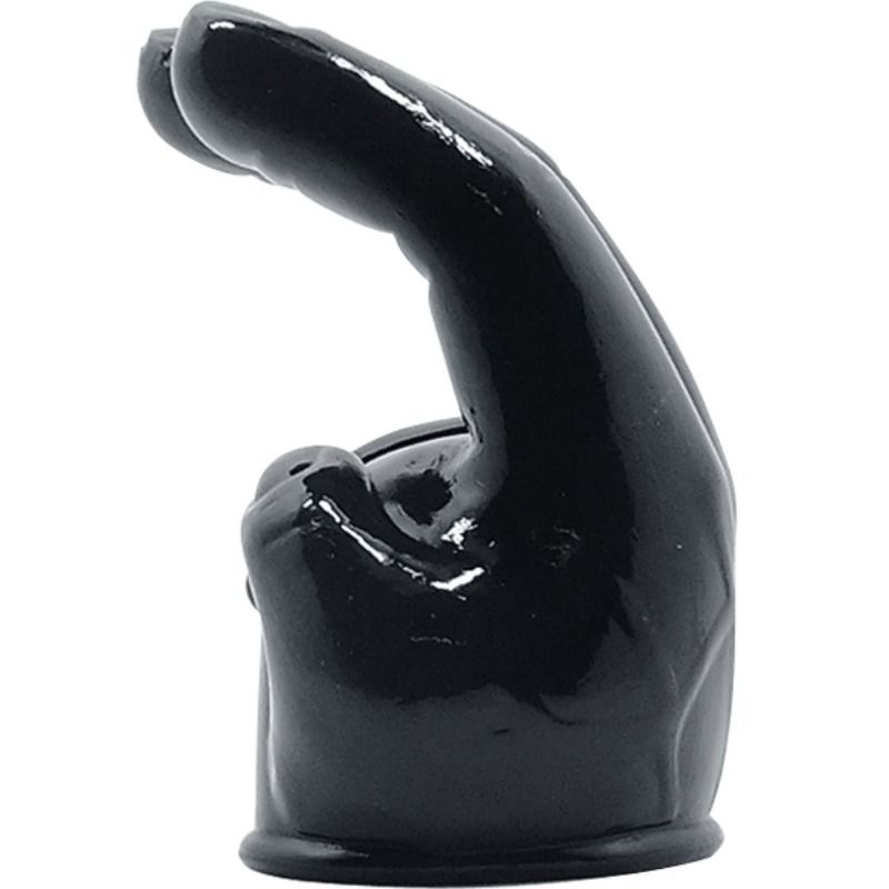 Cabeça intercambiável BAILE para massageador, com design em forma de mão para estimulação aprimorada.