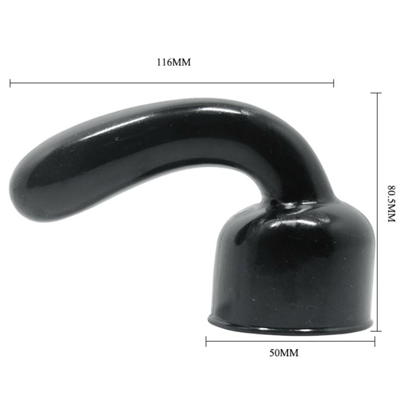 Close-up da Cabeça Intercambiável BAILE para Massageador, projetada para estimulação do Ponto G.