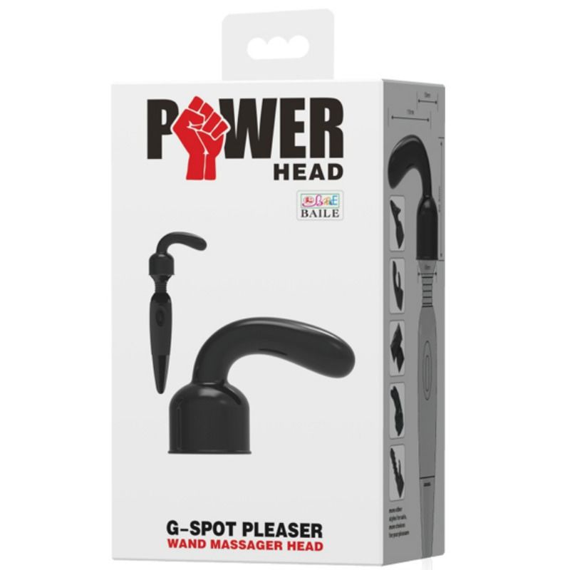 Close-up da Cabeça Intercambiável BAILE para Massageador, projetada para estimulação do Ponto G.