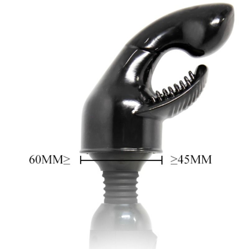Cabeça Intercambiável BAILE Power Head para massajador, design para estimulação do Ponto G e Clitóris.