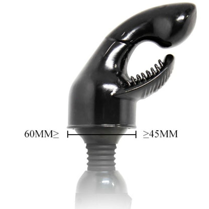Cabeça Intercambiável BAILE Power Head para massajador, design para estimulação do Ponto G e Clitóris.
