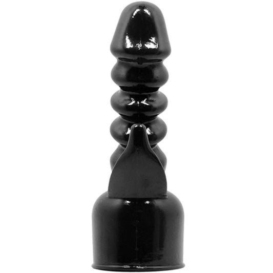 Cabeça intercambiável BAILE Power Head para estimulação interna e clitoriana, vista de perto.