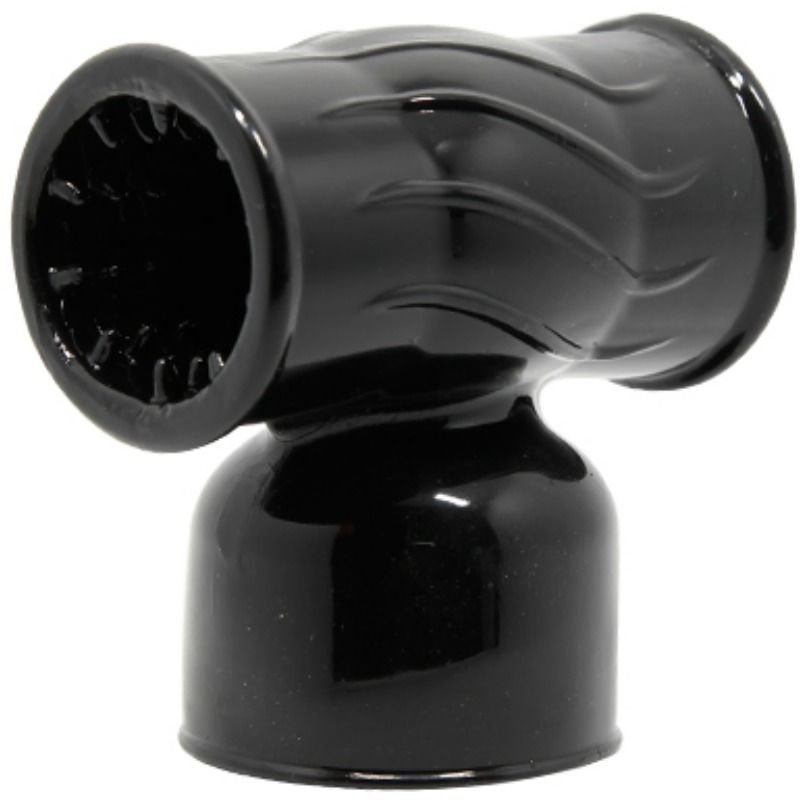 Close-up da Cabeça Intercambiável Power Head BAILE para Massageador Masculino, mostrando sua textura interna e orifícios.