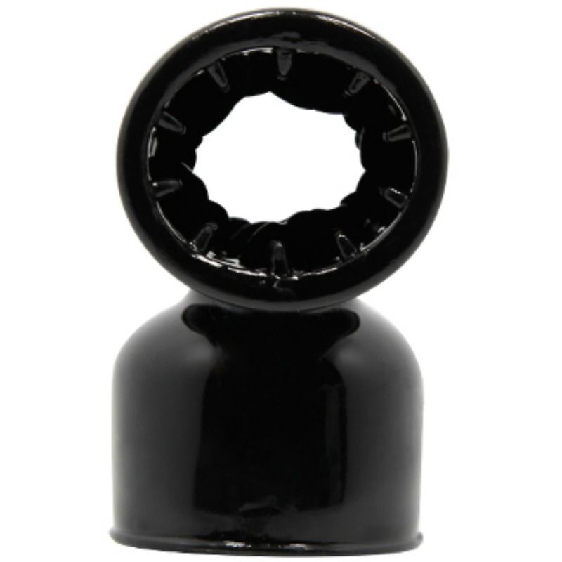 Close-up da Cabeça Intercambiável Power Head BAILE para Massageador Masculino, mostrando sua textura interna e orifícios.