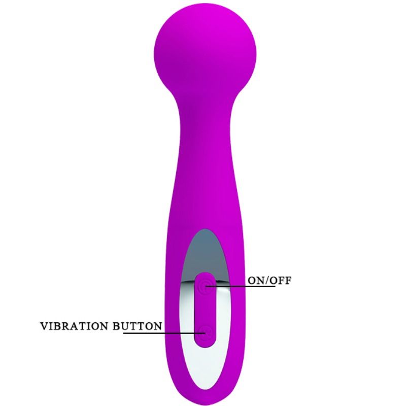 Pretty Love Vibrador Massajador Wade Recarregável com 12 Funções de Silicone Lilás