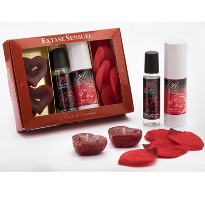 Baú de Paixão Vermelho - Kit Sensual para Casais