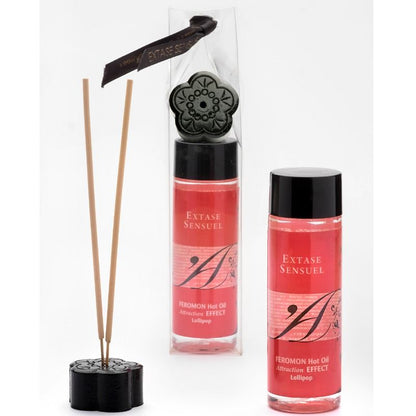 Óleo de Massagem de Efeito de Calor com Feromonas de Piruleta 100 ml