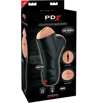 Stroker Vibratório de Dupla Penetração