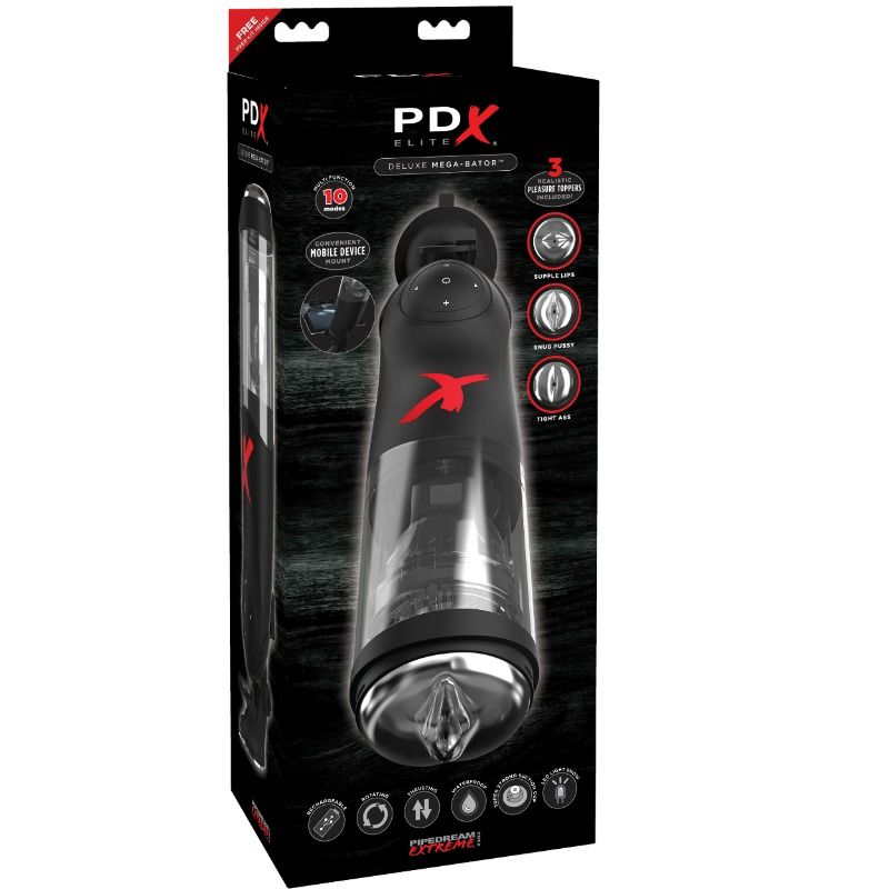 Masturbador Masculino - DELUXE MEGA-BATOR