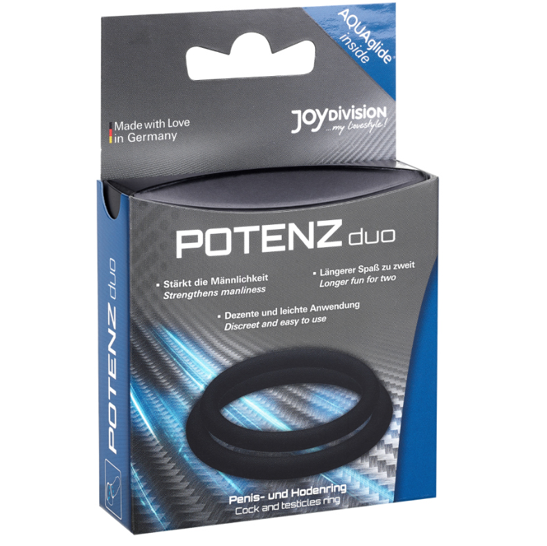 Anéis Penianos POTENZDUO - Preto - M