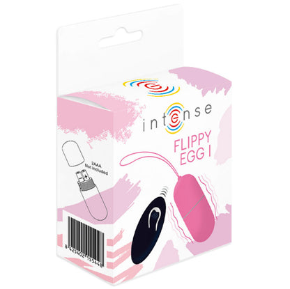 INTENSE Ovo Vibratório Flippy I Com Controle Remoto Rosa, para prazer discreto.