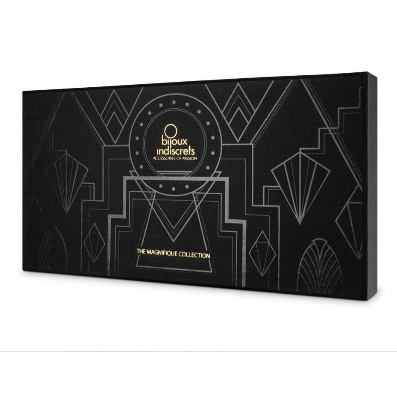 BIJOUX Acessórios de Pés Magníficos de Ouro, detalhe do design inspirado em cabaret.