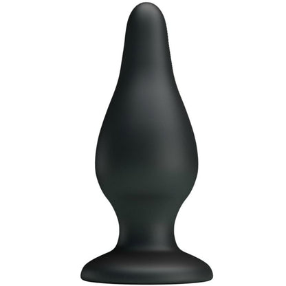 Close-up do Plug Anal Ergonómico PRETTY LOVE de Silicone 15.4 cm, mostrando a sua forma e ventosa.