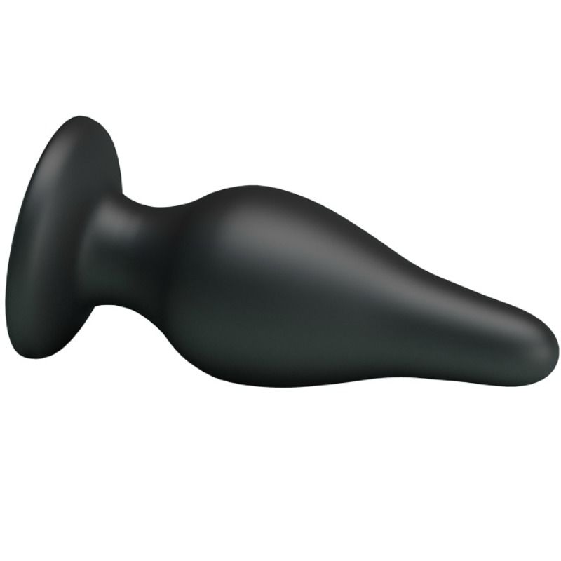 Close-up do Plug Anal Ergonómico PRETTY LOVE de Silicone 15.4 cm, mostrando a sua forma e ventosa.