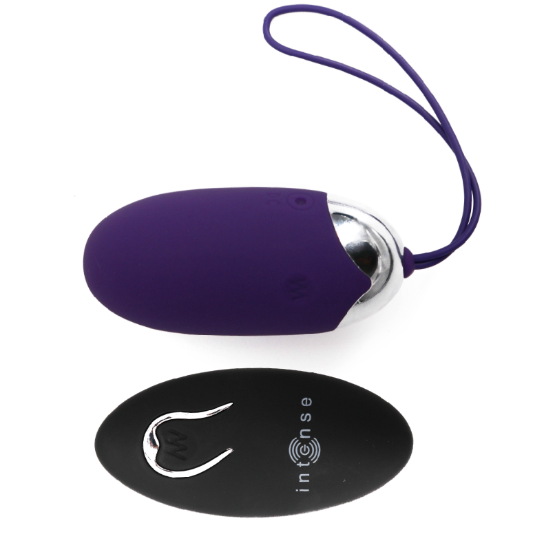 INTENSE Ovo Vibratório Flippy II com Controle Remoto Roxo para prazer discreto