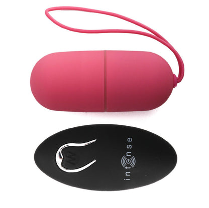 INTENSE Ovo Vibratório Flippy I Com Controle Remoto Rosa, para prazer discreto.