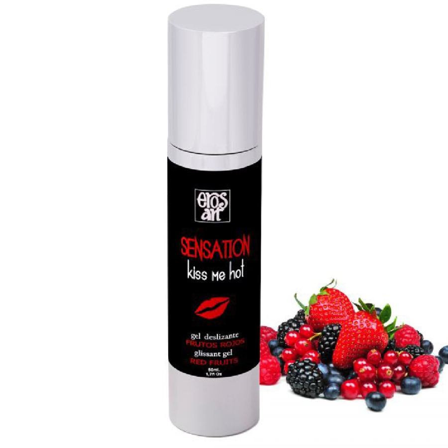 Lubrificante Natural Frutas Vermelhas com Efeito Aquecedor 50 ML