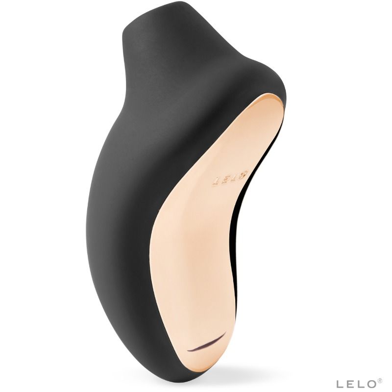 LELO Estimulador de Clitóris Sona Sónico Preto, design ergonómico e textura suave de silicone.
