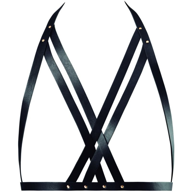 HALTER BRA HARNESS PRETO