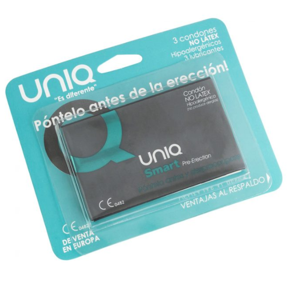Preservativo Smart Latex Free Pré-Ereção 3 Unidades