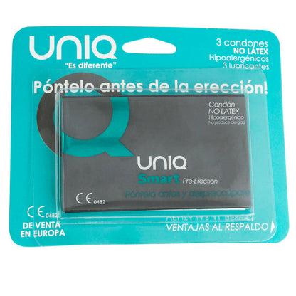 Preservativo Smart Latex Free Pré-Ereção 3 Unidades