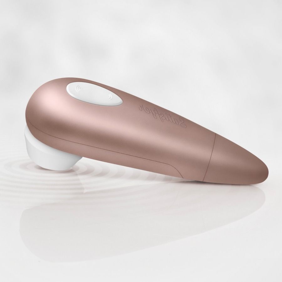 Satisfyer 1 Nova Geração, vibrador de ondas de pressão para estimulação clitoriana intensa e portátil.