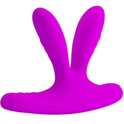 PRETTY LOVE Estimulador de Dedo Mágico vibratório de silicone com controle remoto