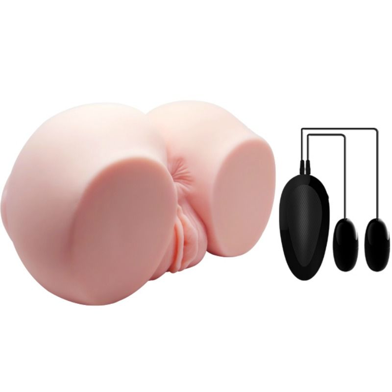 Masturbador Masculino Realista Vagina e Ânus com Vibração