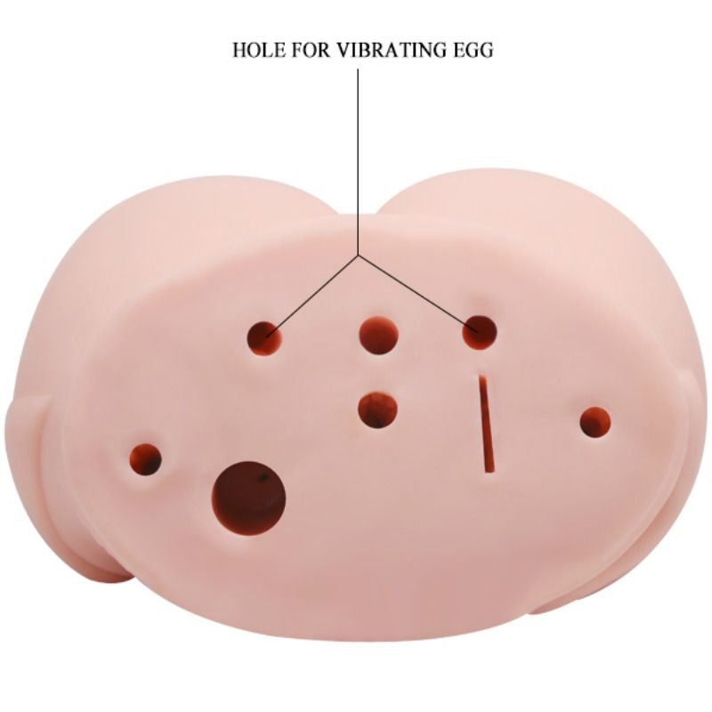 Masturbador Masculino Realista Vagina e Ânus com Vibração