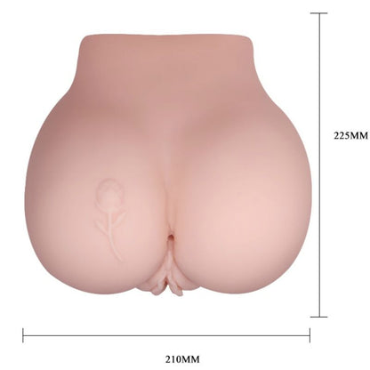 Masturbador Realista com Vagina, Ânus e Tatuagem Vibratória