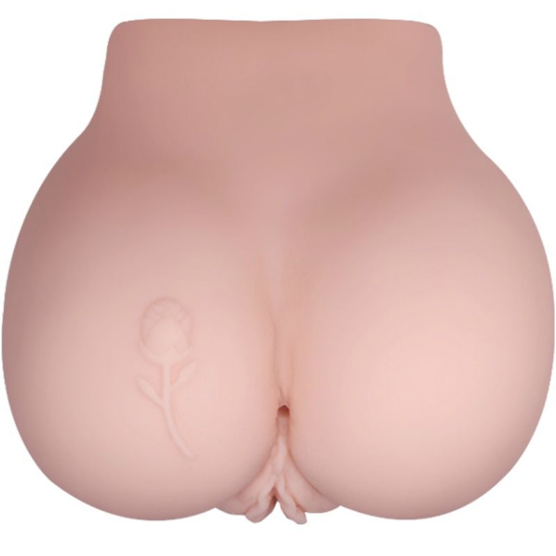 Masturbador Realista com Vagina, Ânus e Tatuagem Vibratória