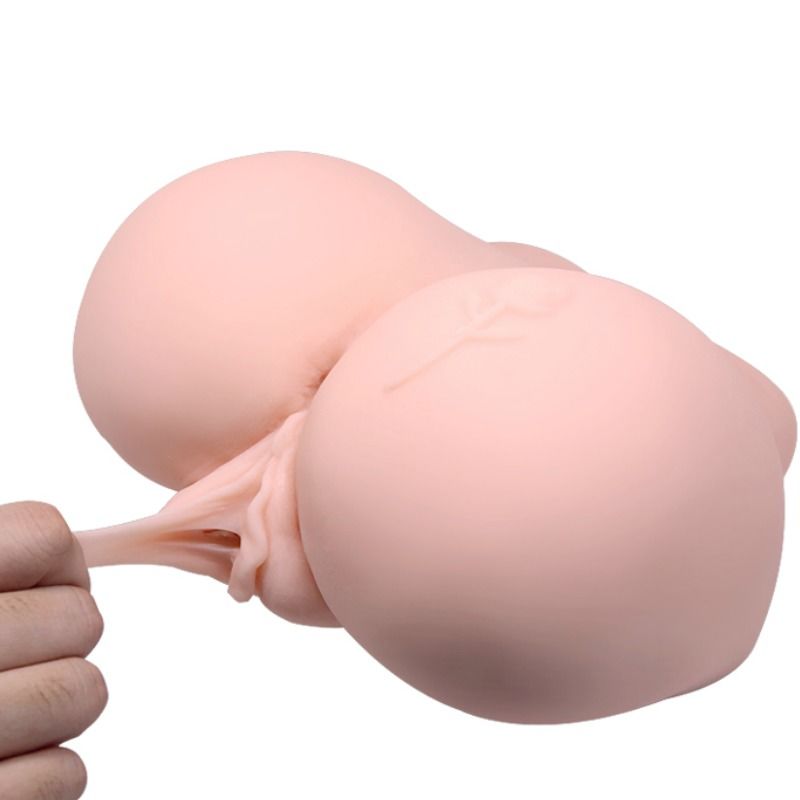 Masturbador Realista com Vagina, Ânus e Tatuagem Vibratória