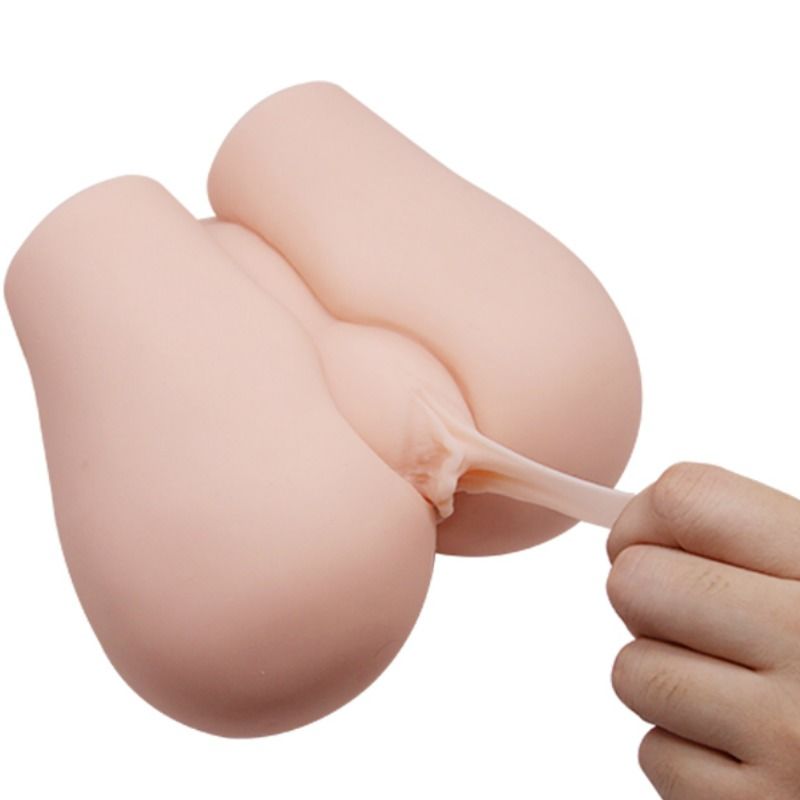 Masturbador Masculino Realista com Vagina e Ânus Vibratórios
