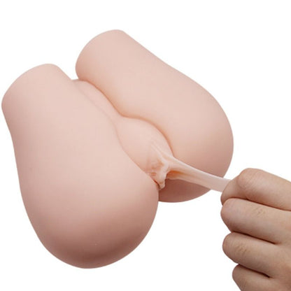 Masturbador Masculino Realista com Vagina e Ânus Vibratórios