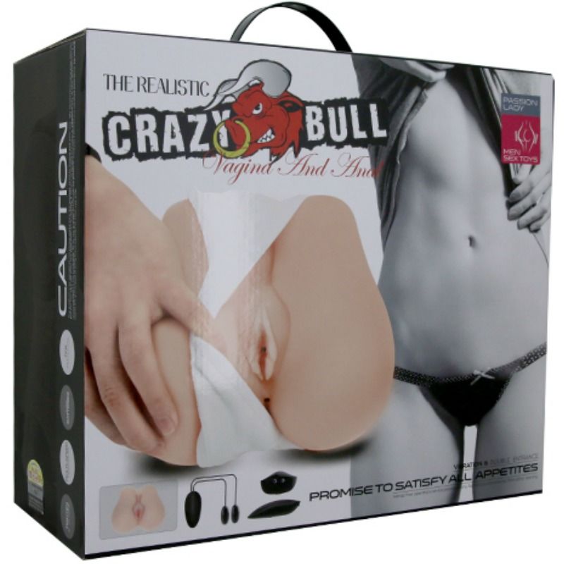 Masturbador Masculino Realista com Vagina e Ânus Vibratórios