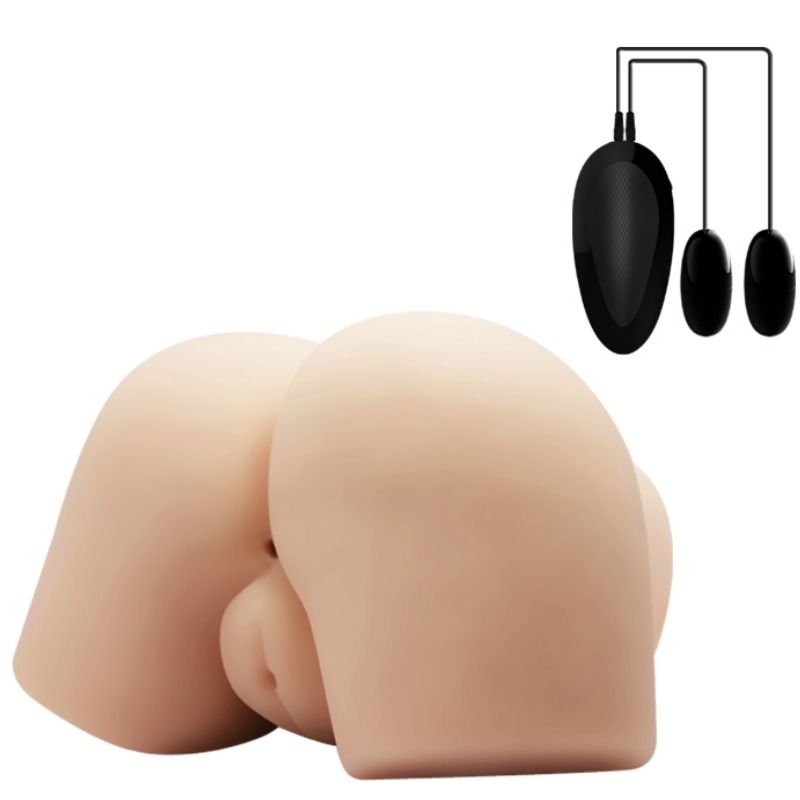 Masturbador Realista com Vagina e Ânus Vibratórios