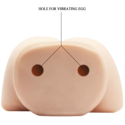 Masturbador Realista com Vagina e Ânus Vibratórios