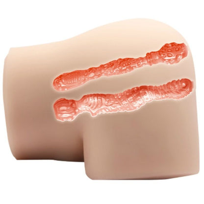 Masturbador Realista com Vagina e Ânus Vibratórios