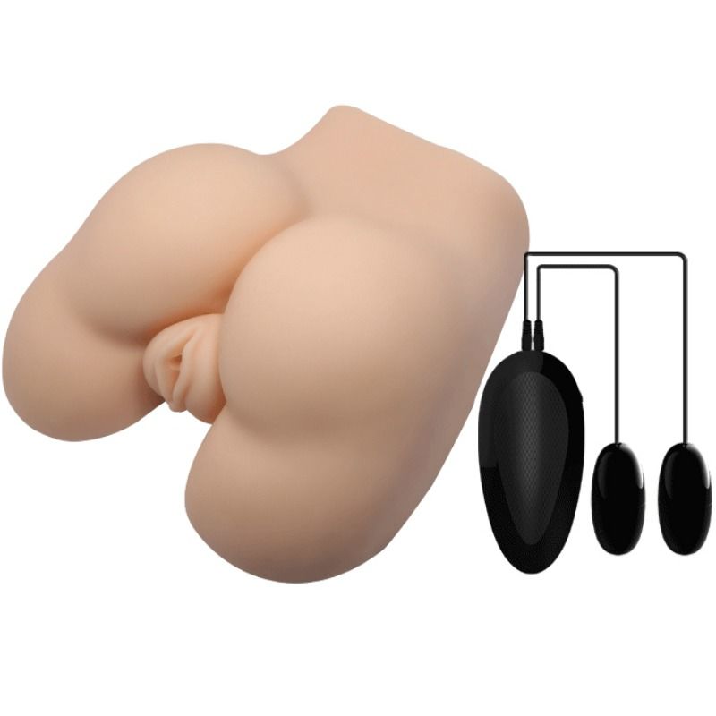 Masturbador Realista com Vagina, Ânus e Vibração Ajustável