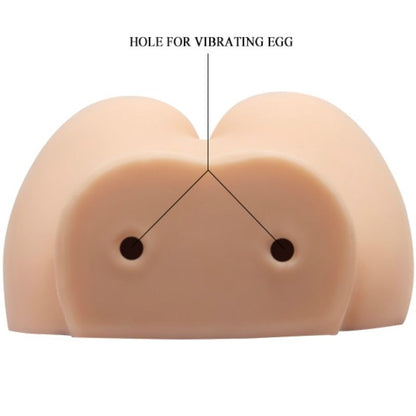 Masturbador Realista com Vagina e Ânus Vibratórios