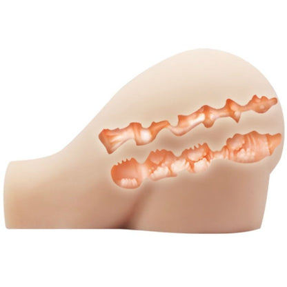 Masturbador Realista com Vagina e Ânus Vibratórios e Controlo Remoto