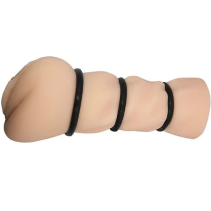 Masturbador Masculino de Vagina Realista com Anéis