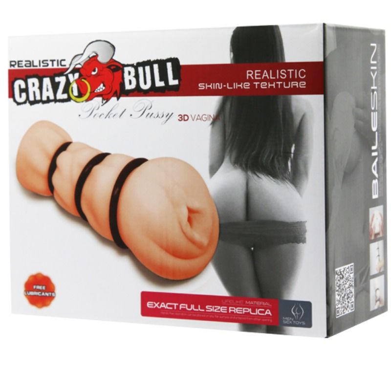Masturbador Masculino de Vagina Realista com Anéis