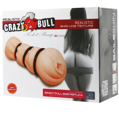 Masturbador Masculino de Vagina Realista com Anéis
