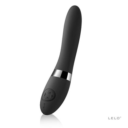 Close-up do vibrador LELO Elise 2 Preto, destacando o seu design elegante e material de silicone de grau médico.