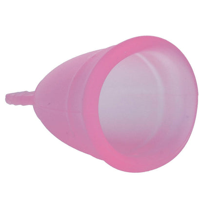 Copo Menstrual NINA KIKÍ Rosa, Tamanho L, para higiene íntima feminina.