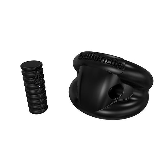 Close-up do Anel Vibratório Peniano BATHMATE Fora do Vibe, mostrando seu design ergonómico e vibrador removível.
